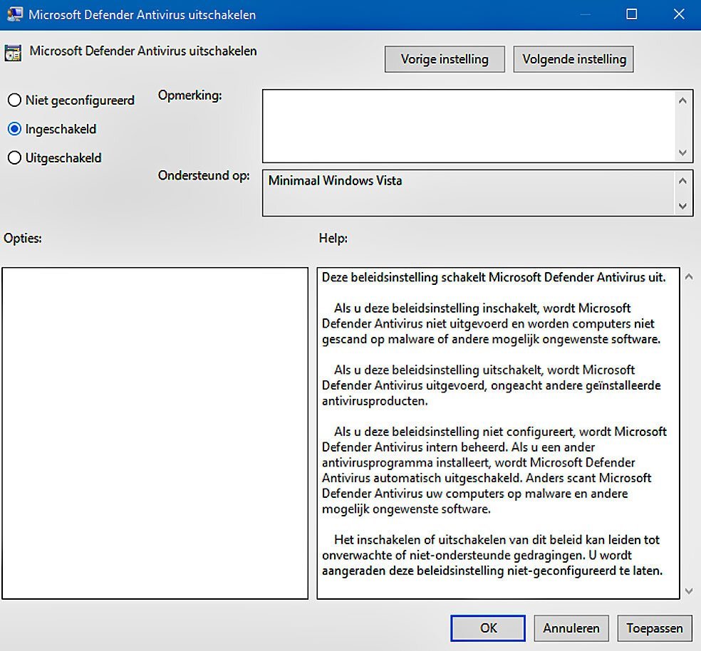 bungeejumpen breuk vrijgesteld Schakel zo Windows 10 Defender uit | SoftwareGeek.nl