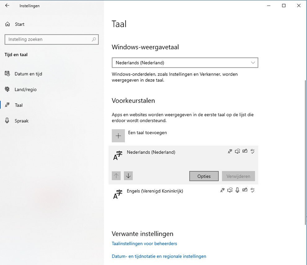 Catena ingenieur Uitlijnen Toetsenbord indeling wijzigen in Windows | SoftwareGeek.nl