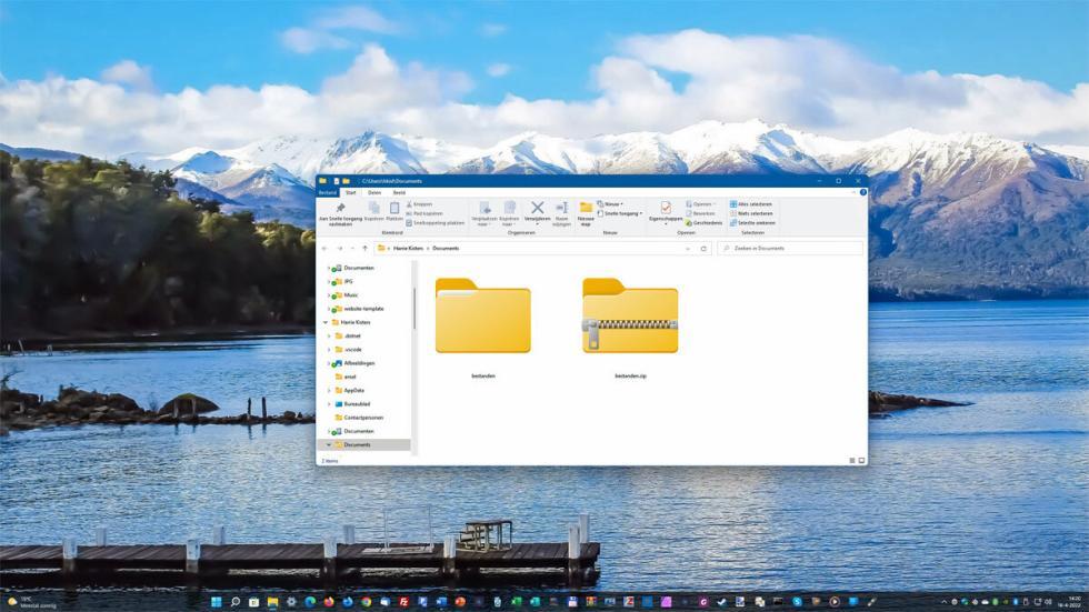 Bestanden Zippen Of Unzippen In Windows 11 | SoftwareGeek.nl