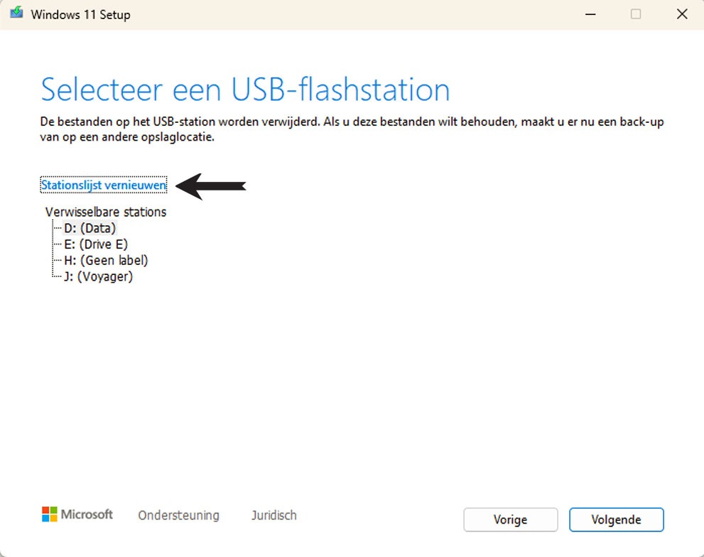 Windows 11 Downloaden Naar Een Usb station