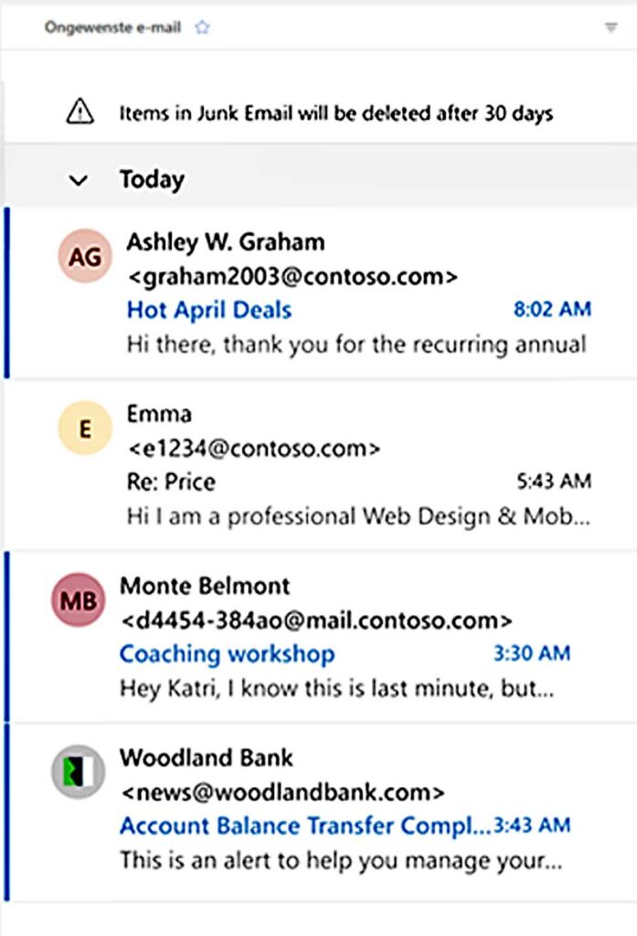 Spam Aangepakt Met Nieuwe Outlook Functies