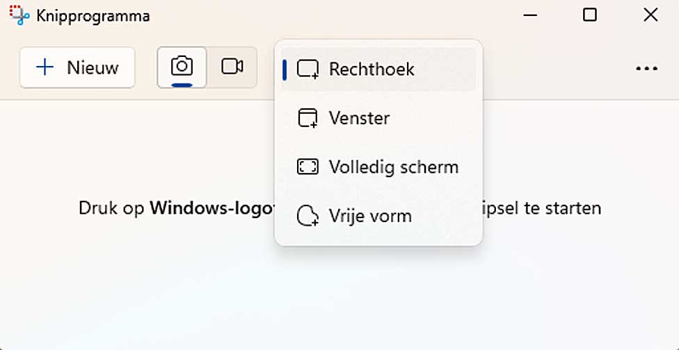 Screenshot Van Het Scherm Maken in Vormen