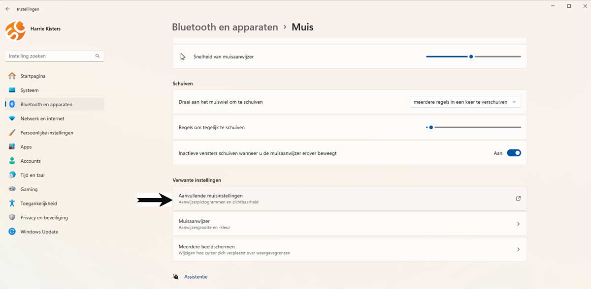 Muisinstellingen Aanpassen in Windows 11
