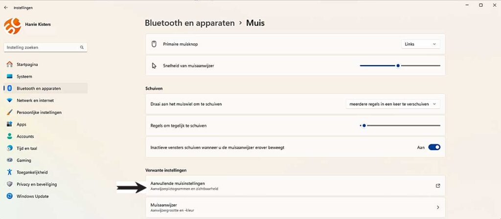 Muisinstellingen Aanpassen in Windows 11