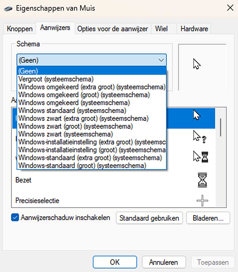 Muisinstellingen Aanpassen in Windows 11