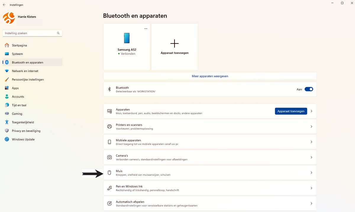 Muisinstellingen Aanpassen in Windows 11