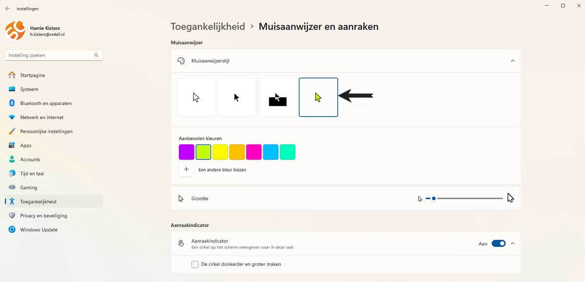 Muisinstellingen Aanpassen in Windows 11