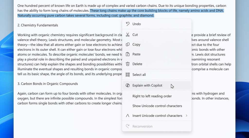 Spellings controle Kladblok in Windows 11