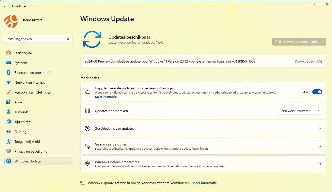 Preview Update Kb5041587 Windows 11 is Uit