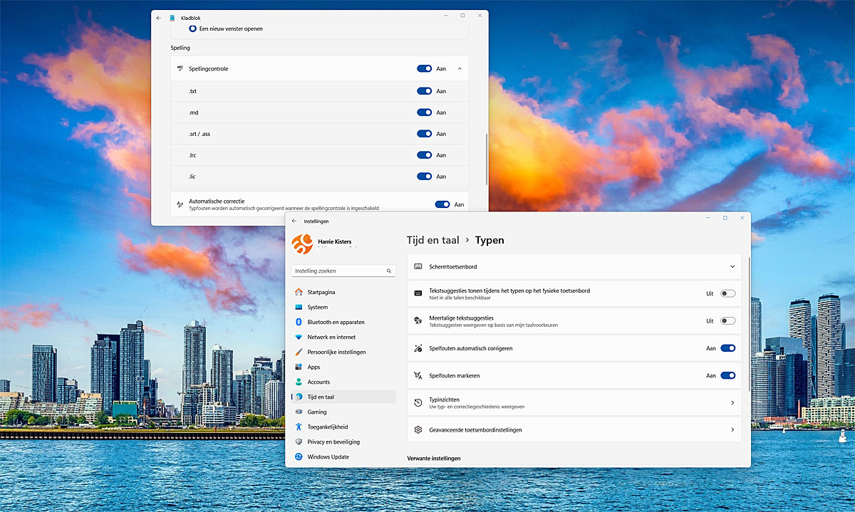 Spellingcontrole Instellen in Windows 11
